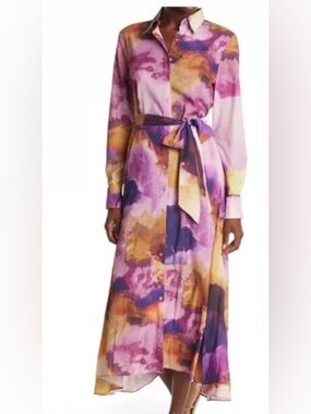 Gianna Printed Shirt Dress by Robert Graham